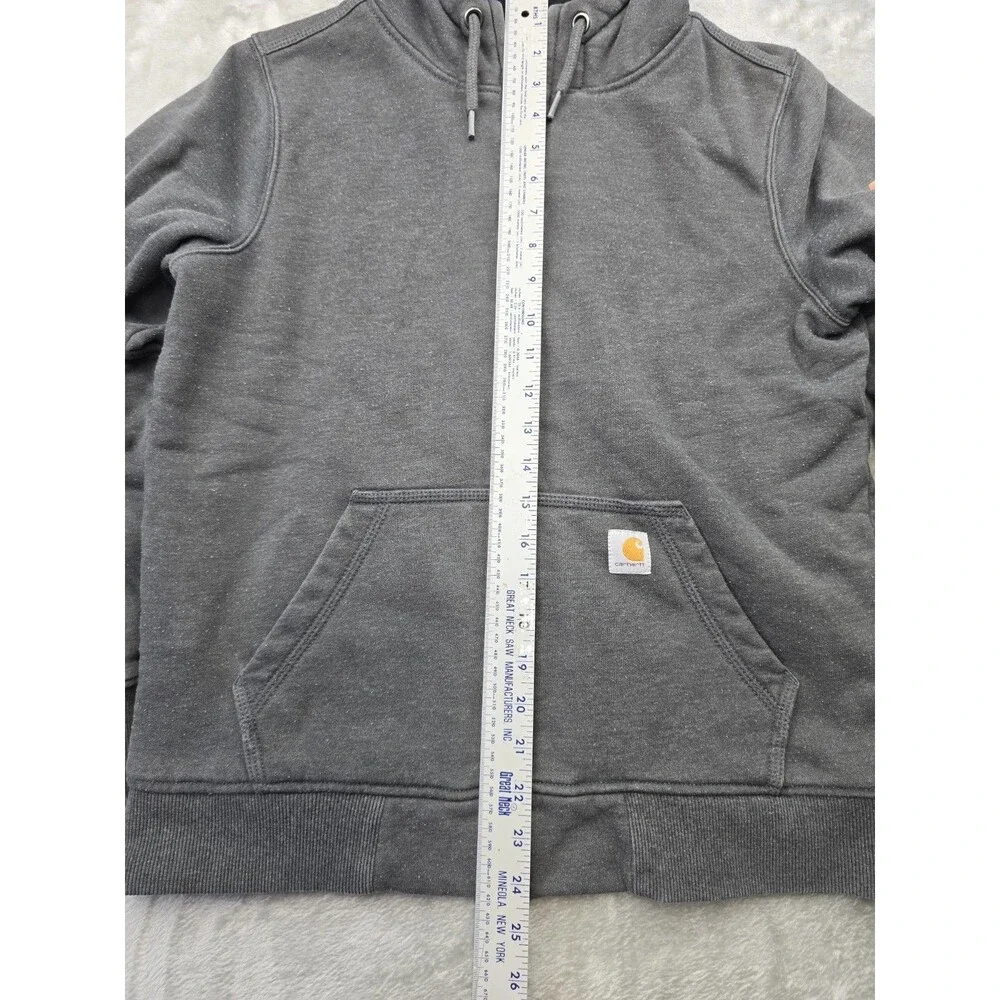 Carhartt Jacket Mens S Charcoal Workwear Rain Defender Thermal Lined jacket